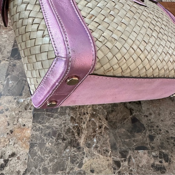 *LAST DAY* Coach Straw Boxy Bag Purse Valentine's Day gift - Picture 14 of 15